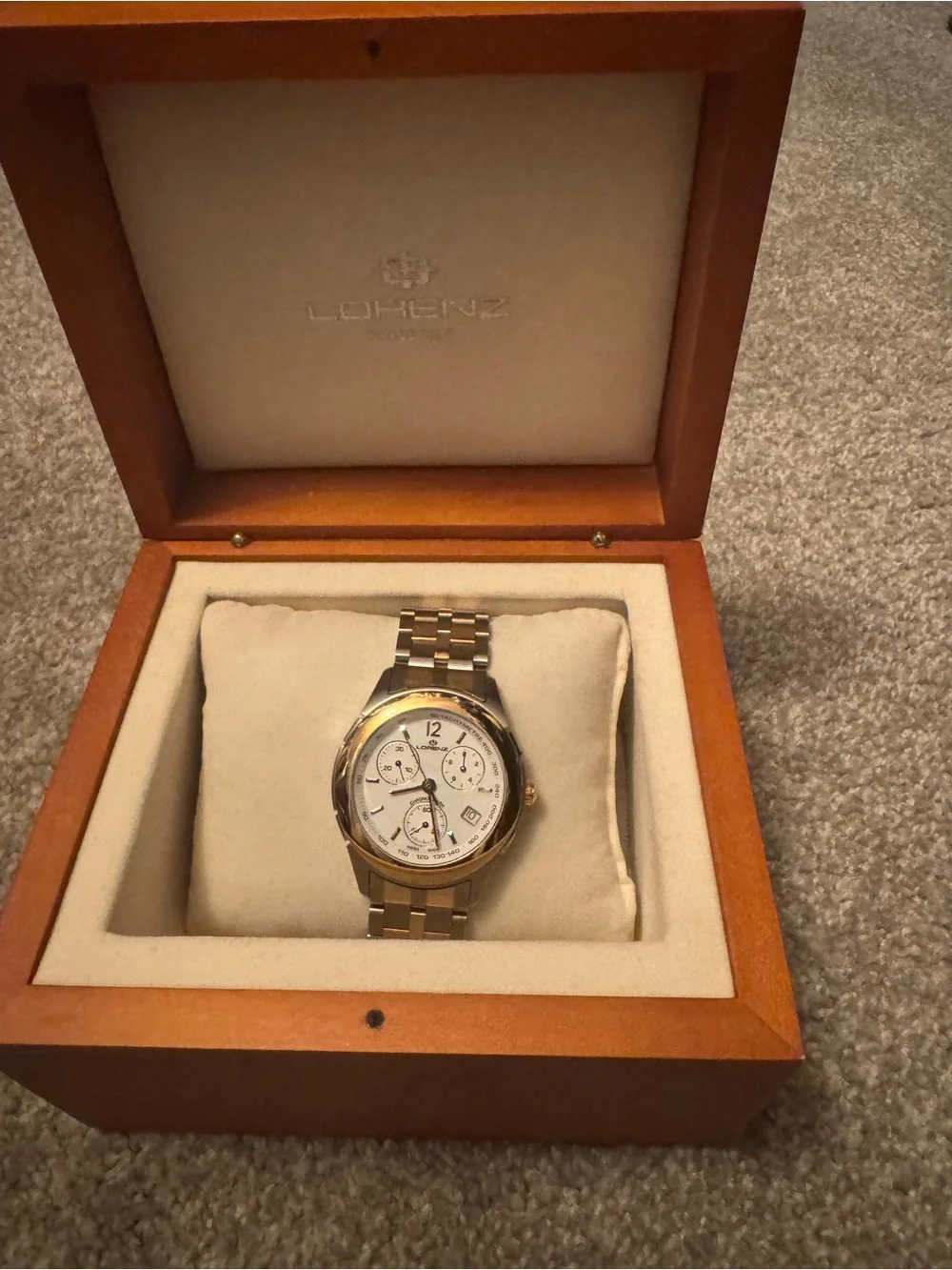 Lorenz vintage steel watch